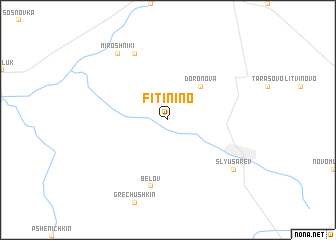 map of Fitinino