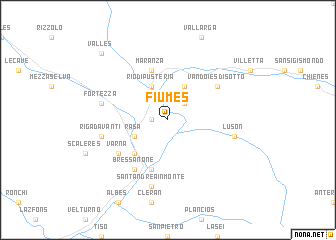 map of Fiumes