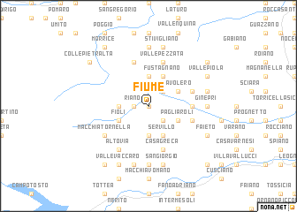 map of Fiume