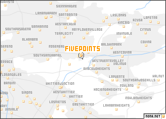 map of Five Points