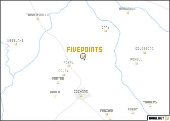 map of Five Points