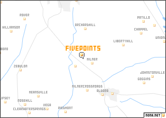 map of Five Points