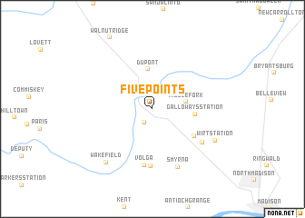 map of Five Points