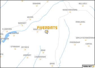 map of Five Points