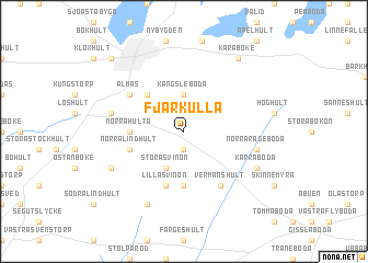 map of Fjärkulla