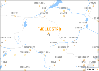 map of Fjellestad