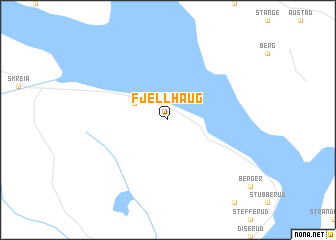 map of Fjellhaug