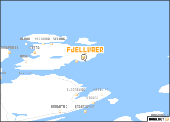 map of Fjellvær