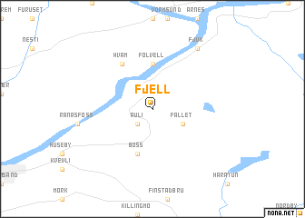 map of Fjell