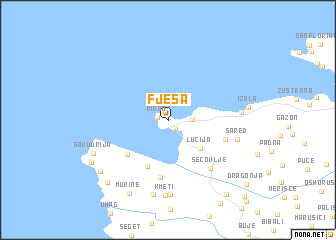 map of Fjesa