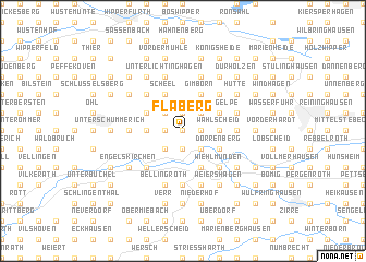 map of Flaberg