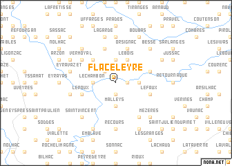 map of Flaceleyre