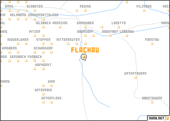 map of Flachau