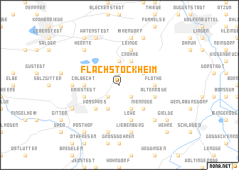 map of Flachstöckheim