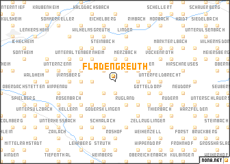 map of Fladengreuth