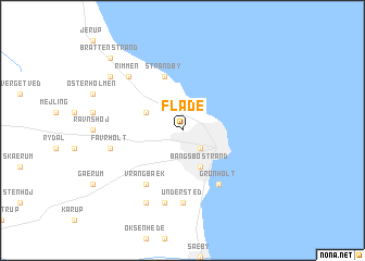 map of Flade