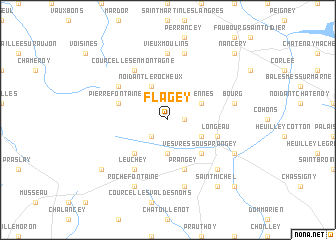 map of Flagey