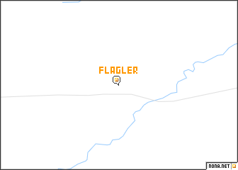 map of Flagler