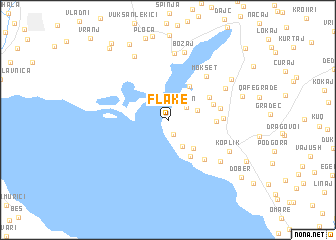 map of Flakë