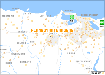 map of Flamboyant Gardens