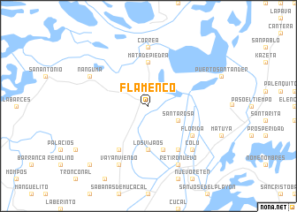 map of Flamenco