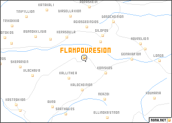 map of Flampourésion