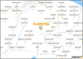 map of Flamsted
