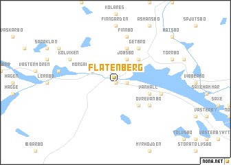 map of Flatenberg