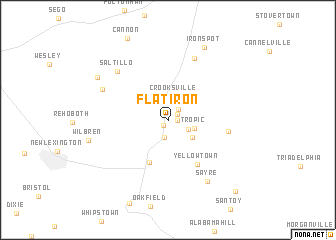 map of Flatiron