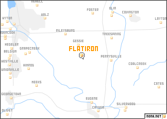 map of Flat Iron