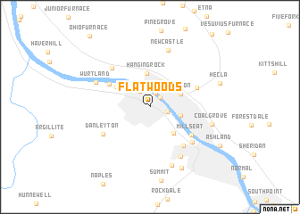 map of Flatwoods