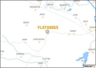 map of Flatwoods