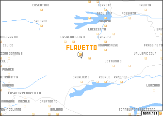 map of Flavetto