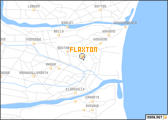 map of Flaxton