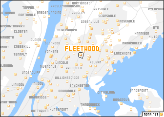 map of Fleetwood