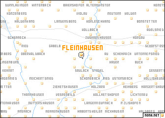 map of Fleinhausen