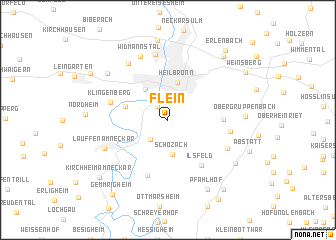 map of Flein