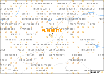map of Fleisnitz