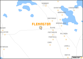 map of Flemington