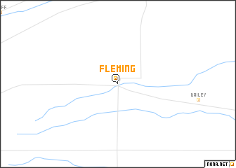 map of Fleming