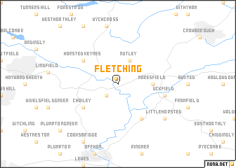 map of Fletching