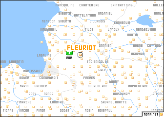 map of Fleuriot