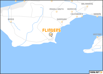 map of Flinders