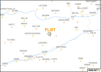 map of Flint