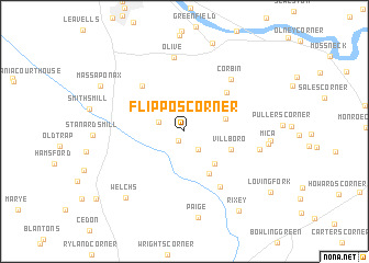 map of Flippos Corner