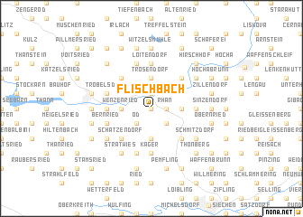 map of Flischbach