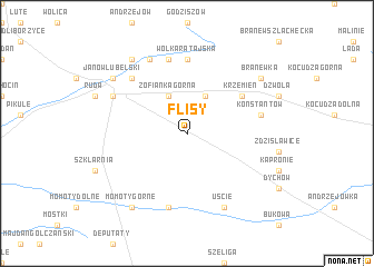 map of Flisy