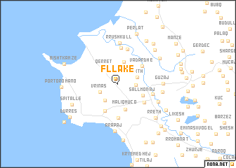 map of Fllakë