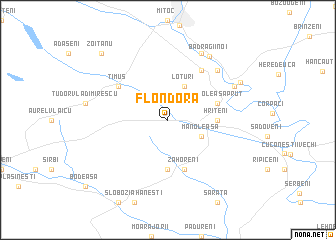map of Flondora