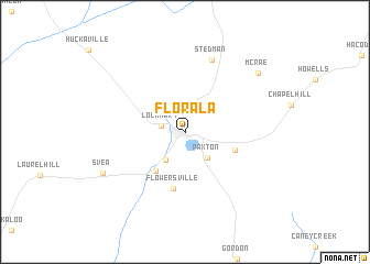 map of Florala